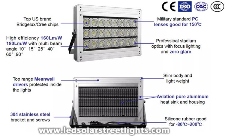 details of high mast flood light