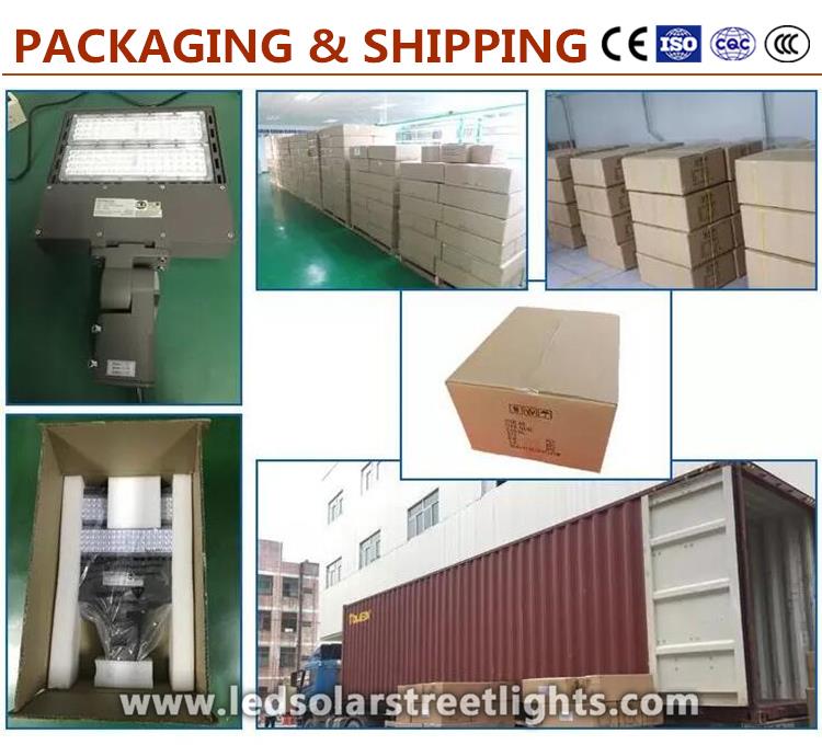Packaging and Shipping of LED Parking Lot Flood Lights