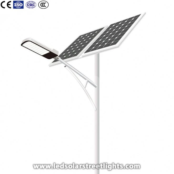 2 Solar Street Light with Pole